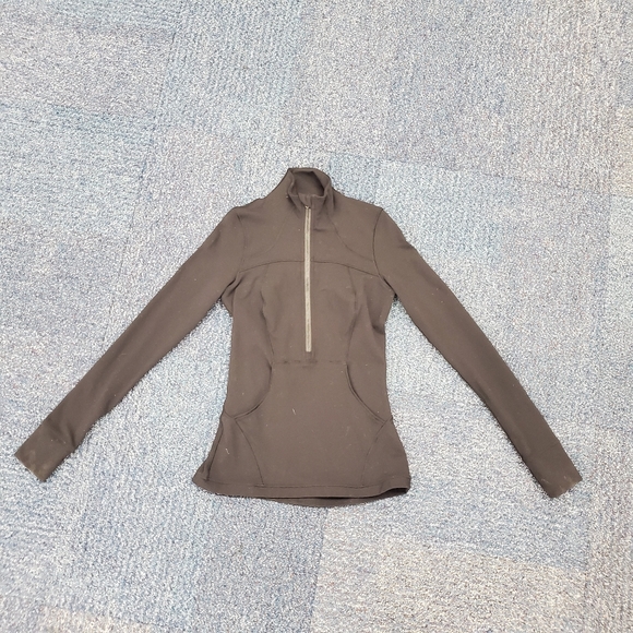 Lululemon Define Half-Zip Pullover Jacket *Luon - Black - Size 4 - Picture 1 of 16